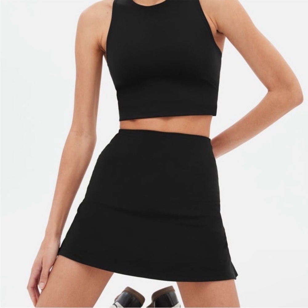 Girlfriend Collective tennis mini skirt shorts Small